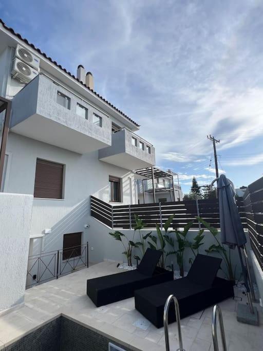 Villa Leo Aigina Vathí المظهر الخارجي الصورة
